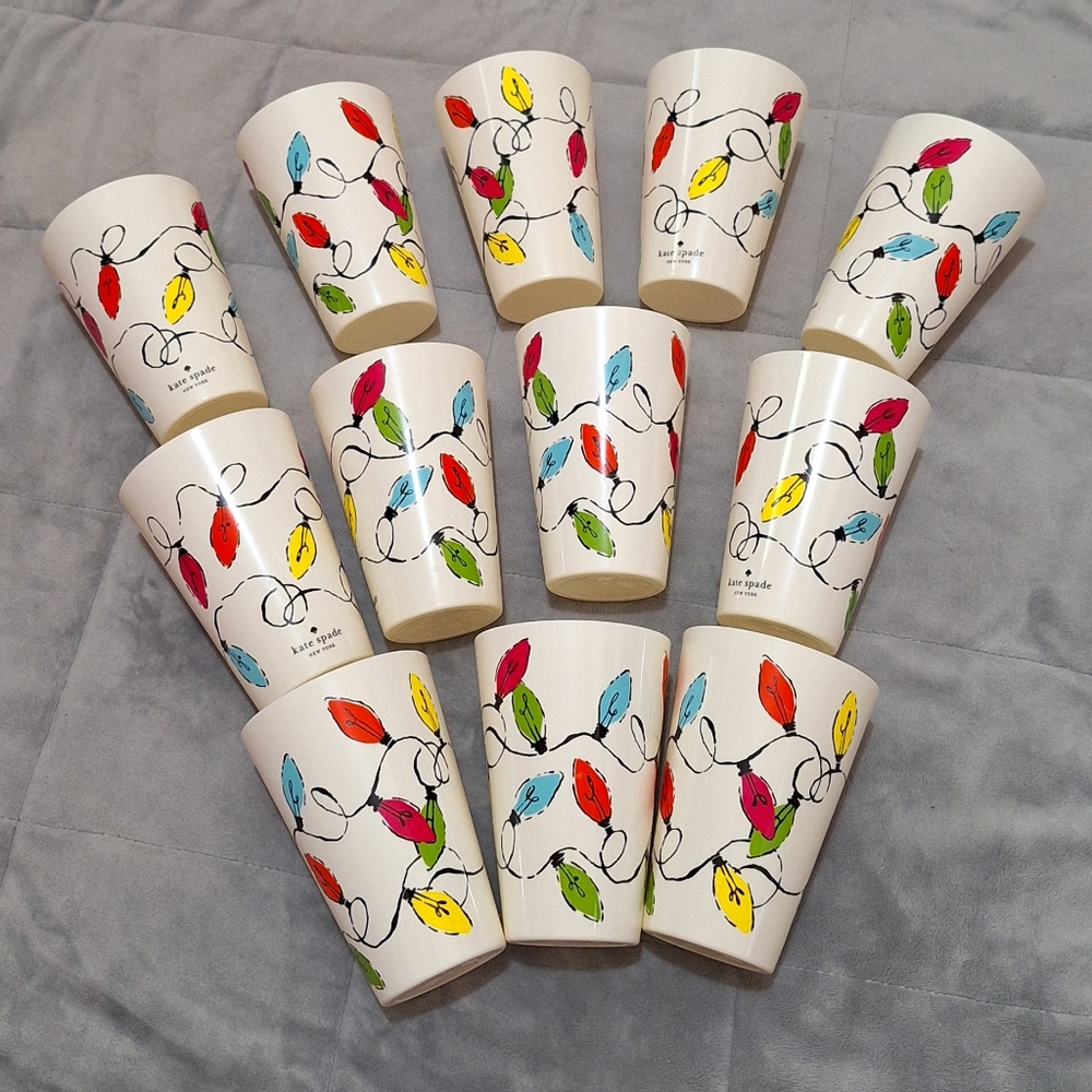 Kate Spade Plastic Holiday Reusable Cup